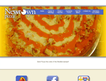 Tablet Screenshot of newtownpizza.com